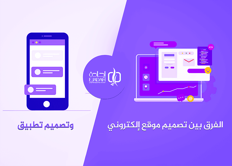 الفرق بين تصميم المواقع الإلكترونية وتطبيقات الويب | أفضل شركة تصميم مواقع إلكترونية في السعودية